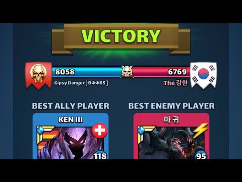 Alliance Wars - Gipsy Danger Vs. The 강한 - Arrow Barrage - Empires And Puzzles