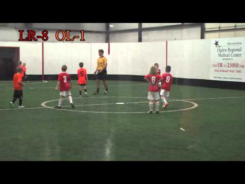 La Roca HW vs Outlaws FC-U8 Indoor Soccer, 12-20-14