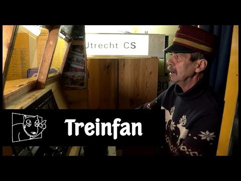 Treinfan Rien reist met eigen huistrein naar Rotterdam Centraal | Man bijt hond XL