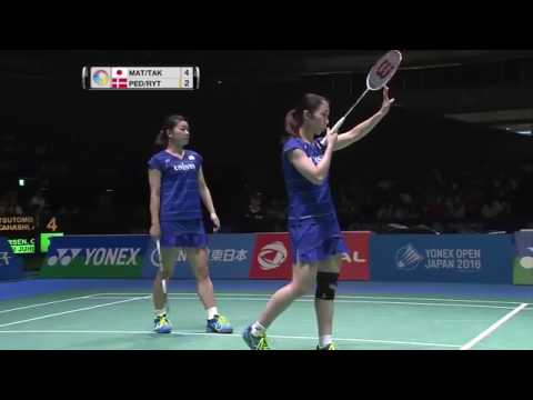 Yonex Japan Open 2016 | Badminton F M2-WD | Mat/Tak vs Ped/Ryt