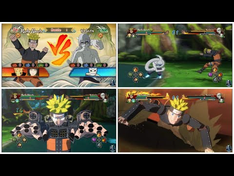Mecha Naruto/Naruto/Hinata vs Kabuto/Tobi Team Battle