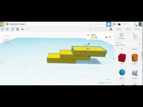 Tinkercad Tutorial 6 - Duplicate & Repeat