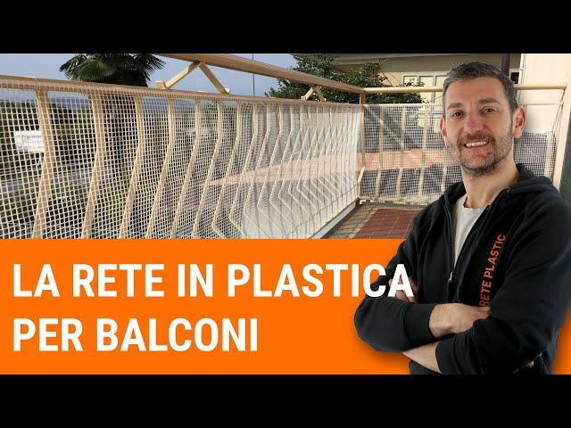 Le filet en plastique pour balcons par excellence