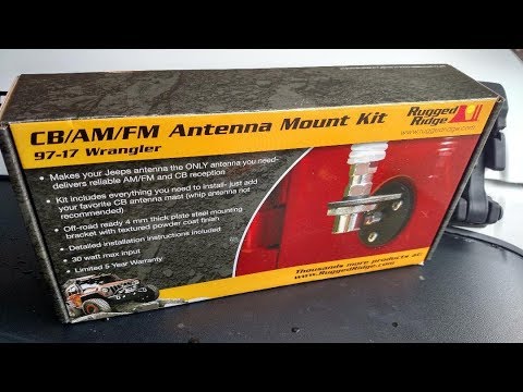 WranglerForum.com: Rugged Ridge CB/AM/FM Antenna Mount