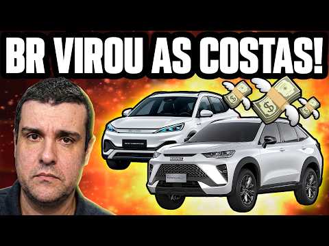REJEIÇÃO ABSURDA! CARROS CHINESES que BRASILEIRO NÃO QUER SABER: BYD, GWM, GEELY e MAIS!