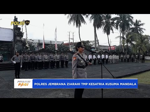 POLRES JEMBRANA ZIARAHI TMP KESATRIA KUSUMA MANDALA PERINGATI HARI BHAYANGKARA KE-79