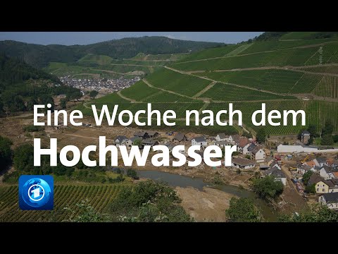 Eine Woche nach der Hochwasserkatastrophe - neue Unwettergefahr