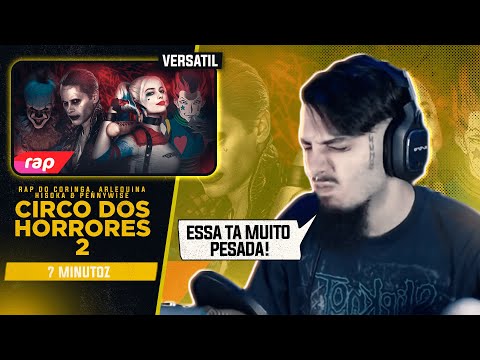 BEL REAGE A CIRCO DOS HORRORES 2 | Rap do Coringa, Arlequina, Hisoka e Pennywise -  | VERSATIL