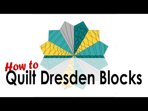 How to Quilt Dresden Blocks with On Williams Street