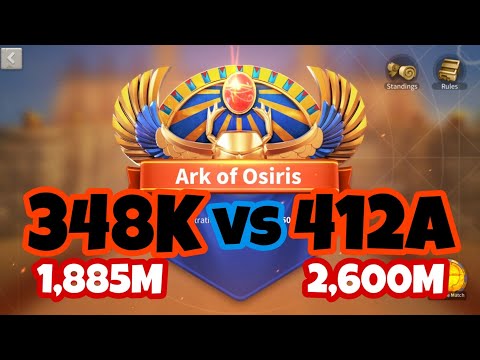 Osiris League   348K 1,885 M vs 412A 2,600 M