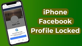 How To Lock Facebook Profile on iPhone | Facebook Profile Locked | Apple info