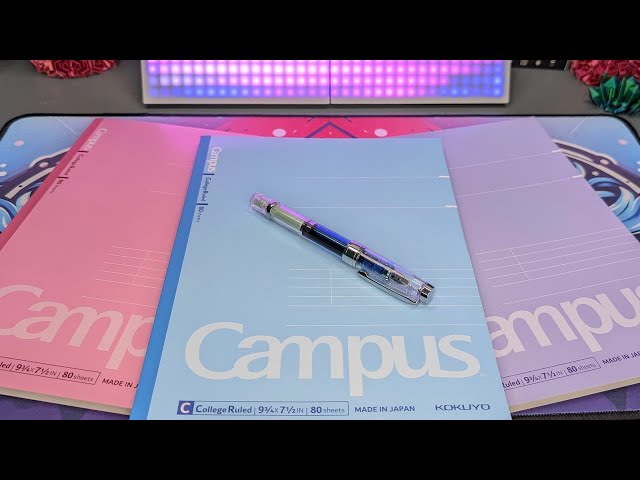 Vídeo relacionado con KOKUYO Juego de 10 libros Roh-3AX10 de 30 piezas Campus Notes No. 6 semi-B5 A línea rayada (importación de Japón)
