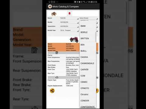 Moto Catalog & Compare Video