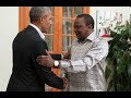 Barack Obama meets Uhuru at State House