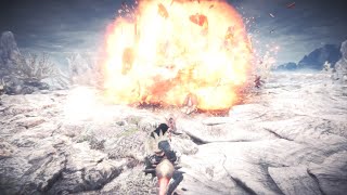 {MHW} 1vs4 Kirin-キリン BLASTER UP!!爆破死が効きすぎた件