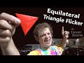 🔺Equilateral Triangle Flicker🔻 Frisbee AND Boomerang! Easy Origami!