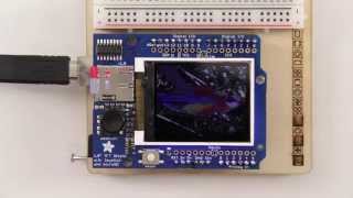 Adafruit 1,8 TFT Color Display Shield für Arduino (mit Joystick und microSD)