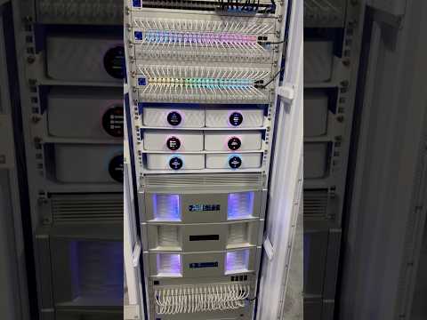 Ubiquiti Rack looking nice at CEDIA 2024 with the all new power amps & the enterprise nvrs! 😎