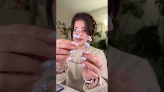 HOW I APPLY MY PRESS ON NAILS (lasts me 2 weeks +)💅🏻 #youtubeshorts #pressons #shorts