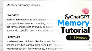 How To Use ChatGPT Memory (Updated Memory Guide)