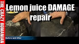Sanding restoration of tile surface