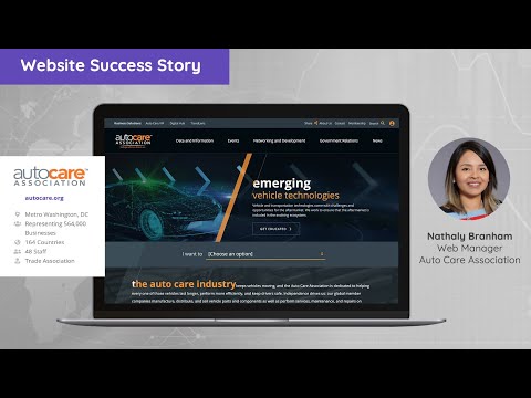 Auto Care Association Website Success Story Highlights