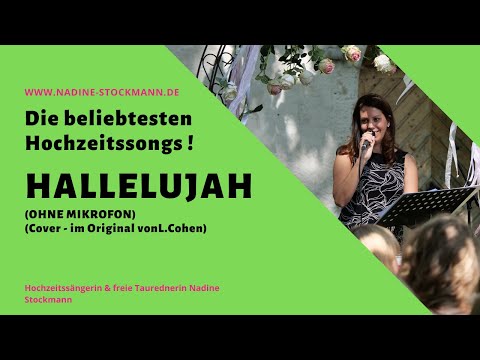 Hochzeitslieder englisch Hallelujah - Leonard Cohen - Cover - Sängerin Kirche Bensheim Gospel