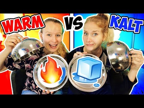 WARMES ESSEN vs. KALTES ESSEN Food Challenge mit Nina & Kathi Schmeckt das in warm oder kalt besser?