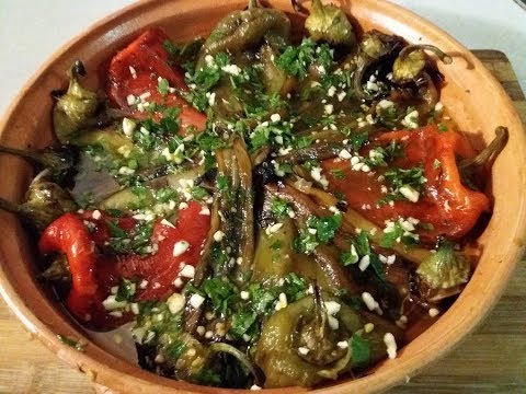MEMORIES OF MACEDONIA ~ PIPERKI SALATA / PEČENI PEPERKI (Roasted Pepper Salad)