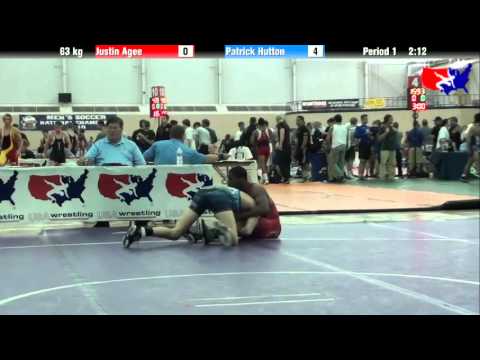 Justin Agee vs. Patrick Hutton at 2013 ASICS University Nationals - FS