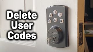 How to Delete User Codes Kwikset Powerbolt 2 | The Fixer Clips
