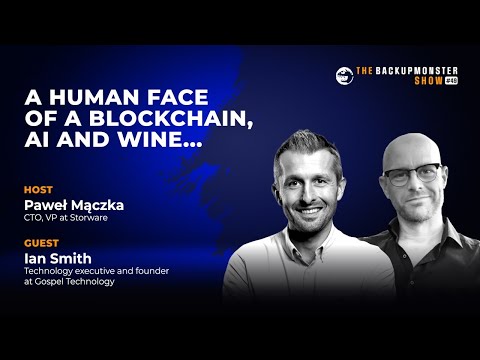 A human face of a Blockchain, AI and Wine
