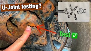 How to check a U-Joint for play.￼