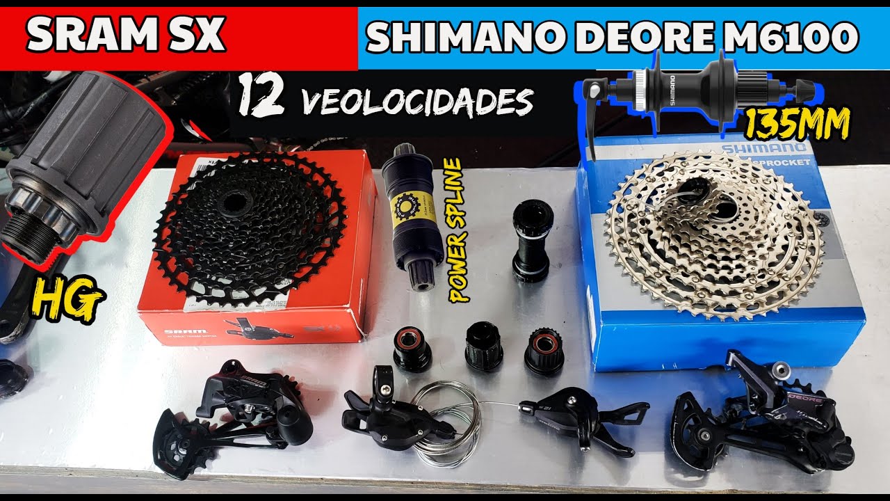 Watch SRAM SX vs SHIMANO DEORE 12V DIFERENCIAS CALIDAD PRECIO/CICLISMO COMPONENTES BICICLETAS Now SRAM SX vs SHIMANO DEORE 12V DIFERENCIAS CALIDAD PRECIO/CICLISMO COMPONENTES BICICLETAS