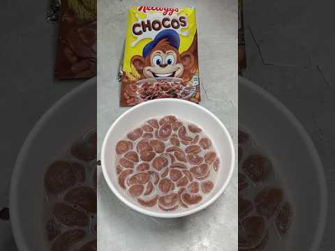 How to make chocos 🤔 #shorts #chocolate #milk #chocos #breakfast #youtubeshorts
