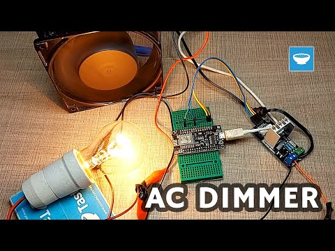 AC Dimming and AC Motor Speed Control How to Arduino/NodeMCU : 5 Steps -