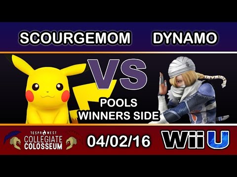Tespa Collegiate: SCB | scourgemom (Pikachu) Vs. A2 | Dynamo (Sheik) Pools Winners - Smash Wii U