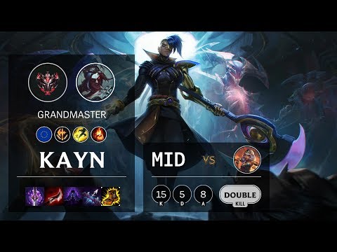 Kayn Mid vs Qiyana - EUW Grandmaster Patch 10.8