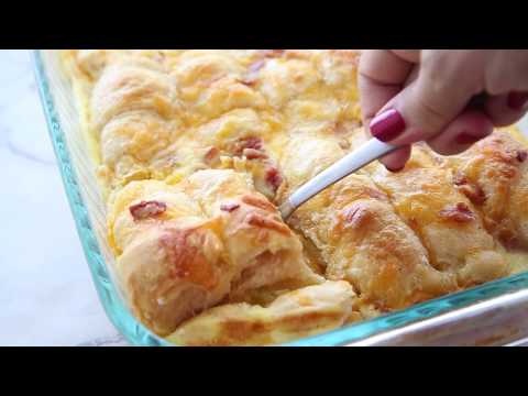 How to Make Cheesy Egg Crescent Roll Casserole
