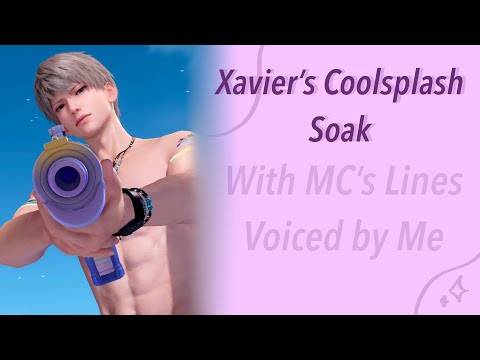 Xavier Coolsplash Soak 💜 With MC Lines Voiced by Me | Love and Deepspace Kindled