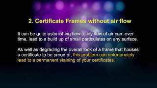 preview picture of video 'Certificate Frames: 3 Quick Tips On How To Choose Contemporary Acrylic Certificate Frames'