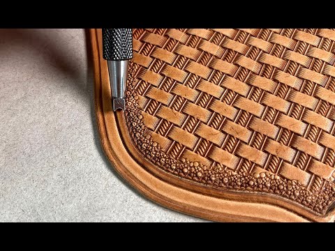 For leather carving craftsmen, this is a very useful border effect tool