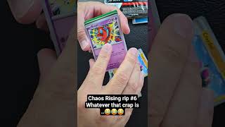 Pokemon Chaos Rising  pack rip #6 #pokemon #pokemoncards #pokemontcg #chaosrising #pokemonpackrips