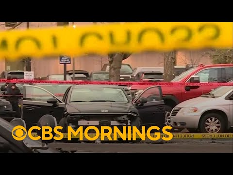 Demonstrators protest in Portland, Oregon, after shooting involving Border Patrol agents