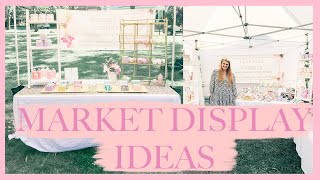 How To Decorate Your Market Booth // Display Ideas for Markets, Farmer