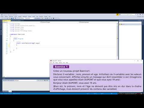 Bases de la programmation n°2 procédural exercice1 affichage