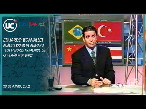 Eduardo Bonvallet - Análisis Final Brasil 2-0 Alemania Mundial 2002 - Canal 13 Chile