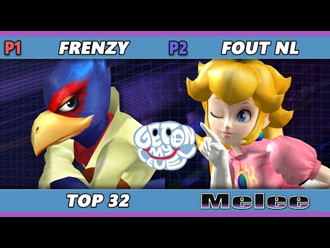 GOML 2022 Top 32 - Fout NL (Peach) Vs. Frenzy (Falco) SSBM Melee Tournament