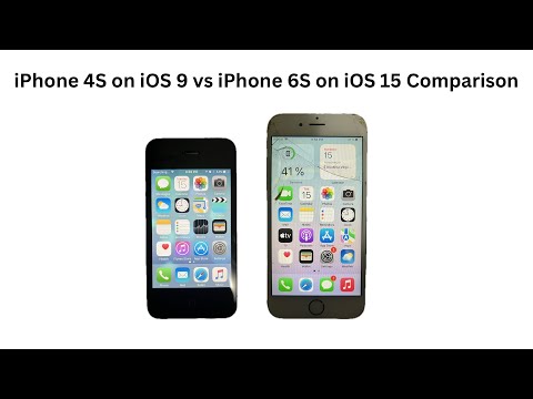iPhone 4S on iOS 9 vs iPhone 6S on iOS 15 Comparison