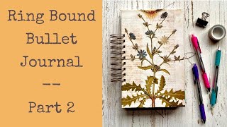 Make a Ring Bound Bullet Journal in the Junk Journal Style! (Part 2)